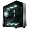 Front. Andromeda Insights - AI 50 Ultra V3 Gaming PC RTX 5080 16GB | Ryzen 7 9800X3D 4.7 GHz (5.2 GHz Turbo) | 32GB DDR5 6000MHz | 2TB Gen4 SSD - Black.