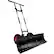 Front. Best Choice Products - Best Choice Products 36in Galvanized Blade Hand Snow Pusher w/ 2 Wheels, Adjustable Handle, Blade Angle - Black - Black.