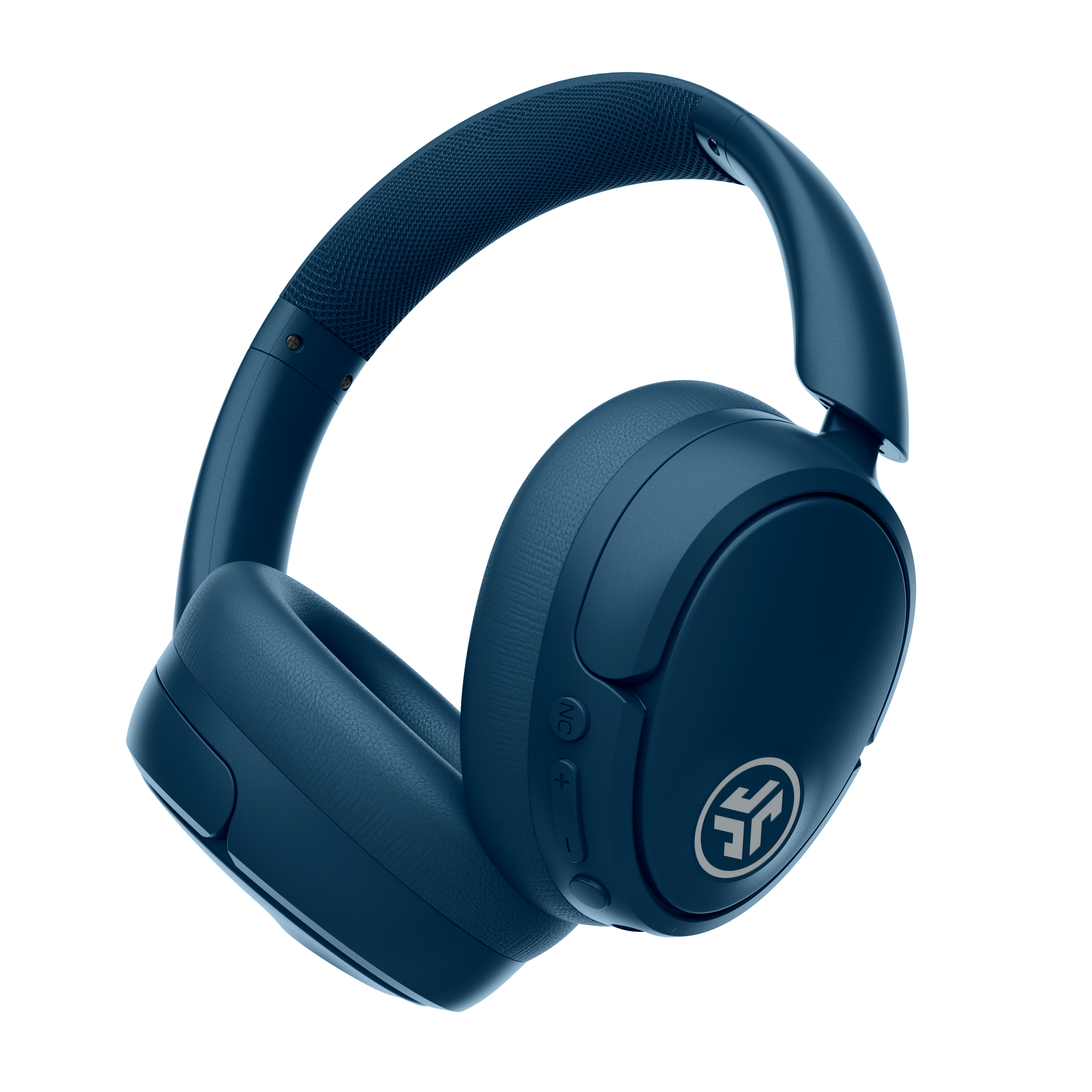 Back. JLab - JBuds Lux ANC Wireless Bluetooth Over-Ear Headphones with Active Noise Cancelling, Spatial Audio & 70+ Hour Battery - Navy.