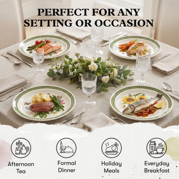 PERFECT FOR ANY SETTING OR OCCASION

- Afternoon Tea
- Formal Dinner
- Holiday Meals
- Everyday Breakfast