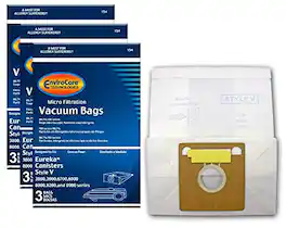 9-Pack EnviroCare Eureka Style V Canister Vacuum Bags – Microfiltration Replacement