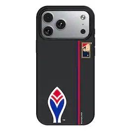 Keyscaper - MLB - Atlanta Braves 1972-75 Logo iPhone Magnetic Bump Case - 15 Plus - Black