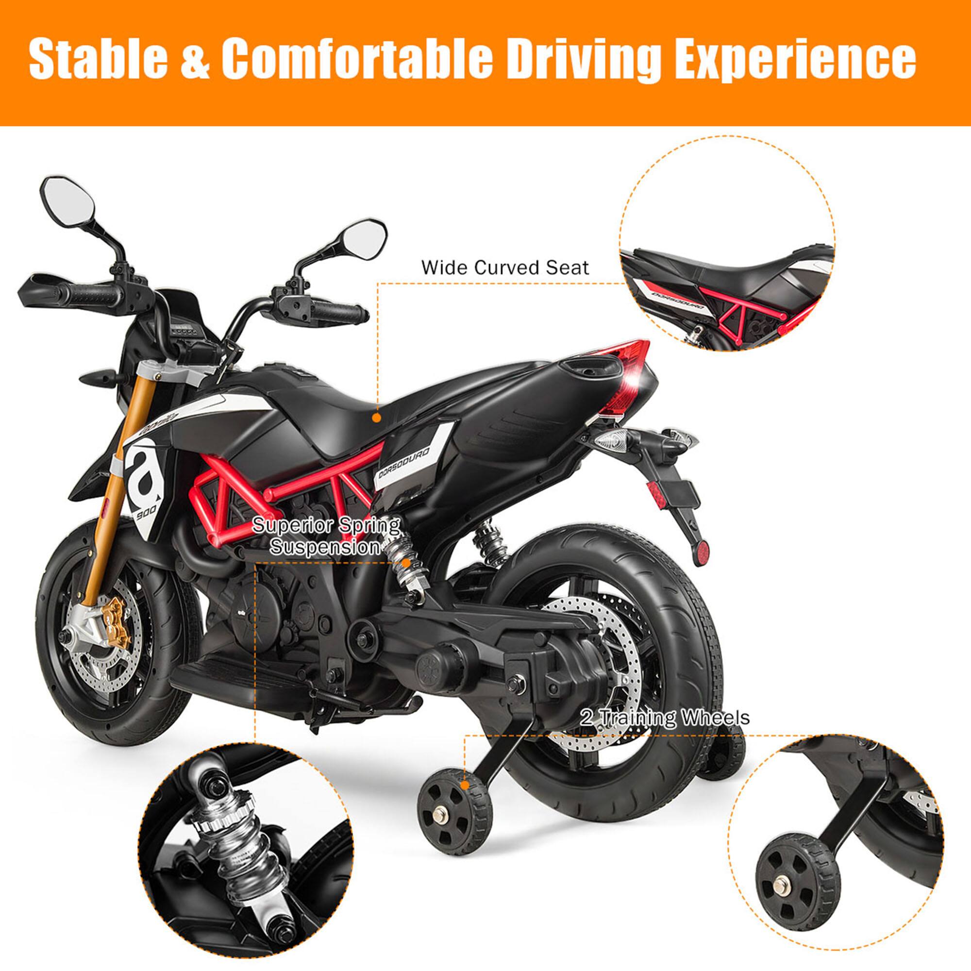 Stable & Comfortable Driving Experience

- Wide Curved Seat
- Superior Spring Suspension
- 2 Training Wheels
