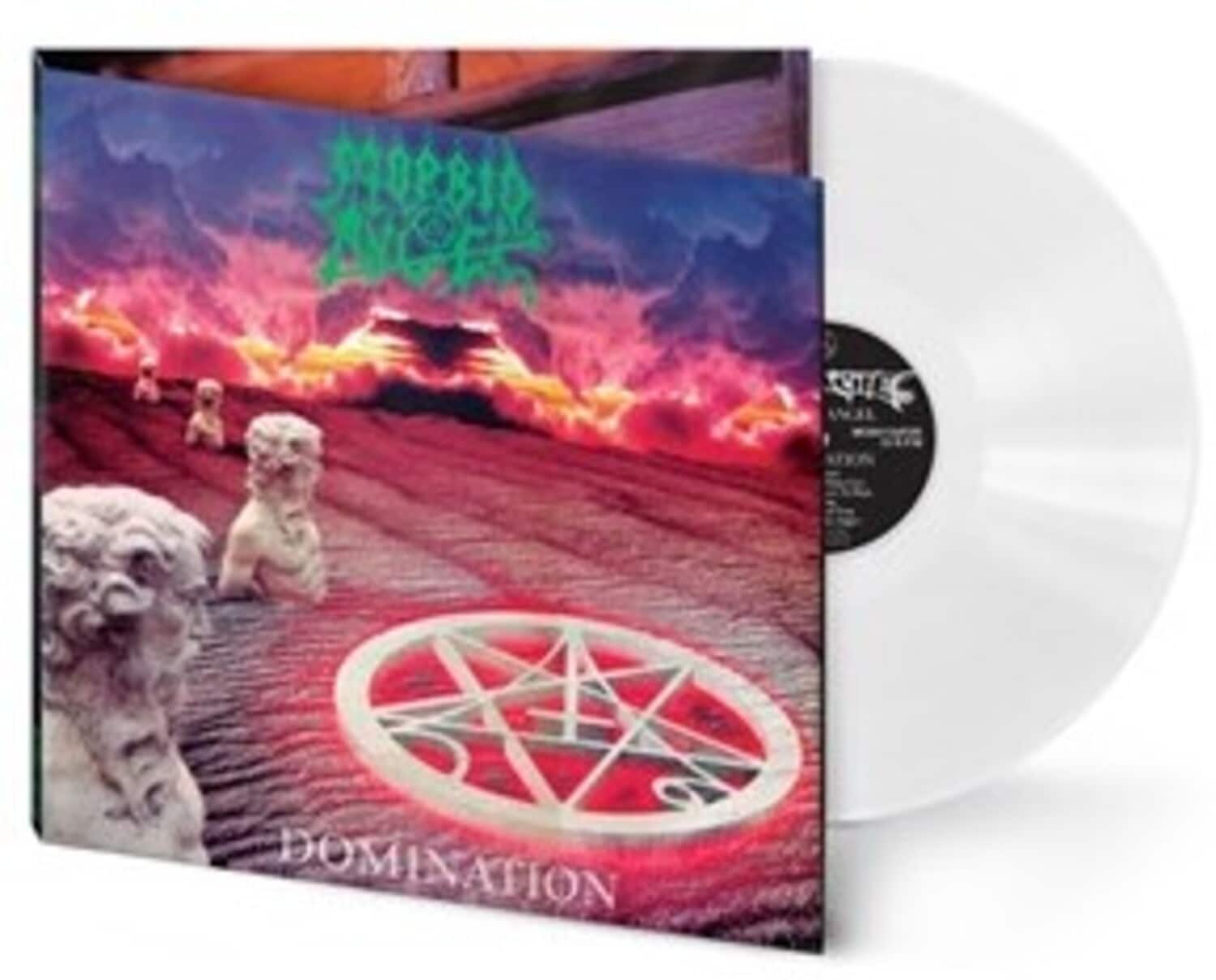 Morbid Angel - Domination - White Vinyl   - VINYL LP price history on PriceWatchPro