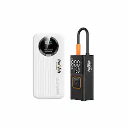 Pursonic - Roadside Essentials Bundle – 3-in-1 Cordless Tire Inflator + 10,000mAh Fast Charging Power Bank