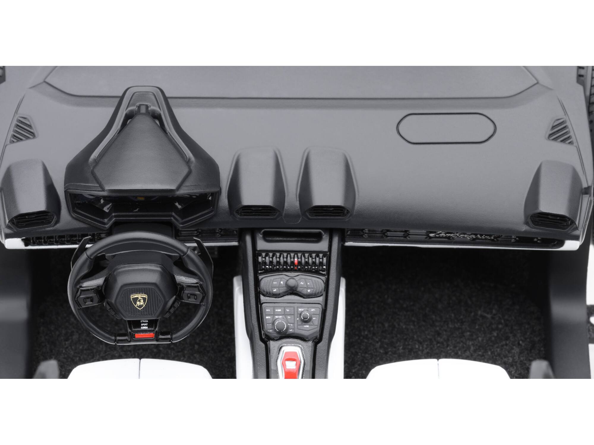 Angle. Autoart - Lamborghini Huracan GT "LB-Silhouette Works" Black 1/18 Model Car by Autoart - Black .