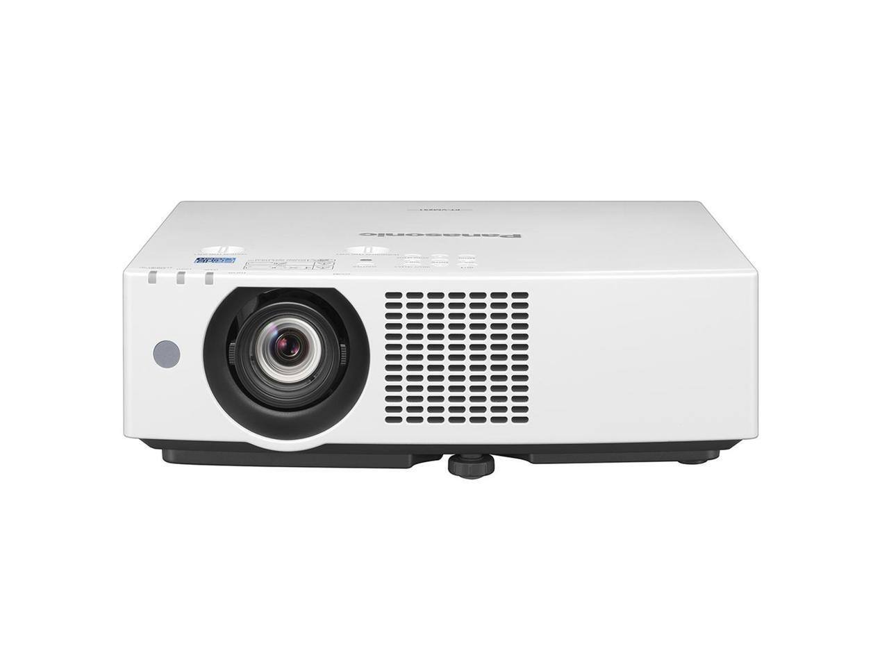 Alt View 9. Panasonic - Panasonic PT-VMZ51 LCD Projector - White.