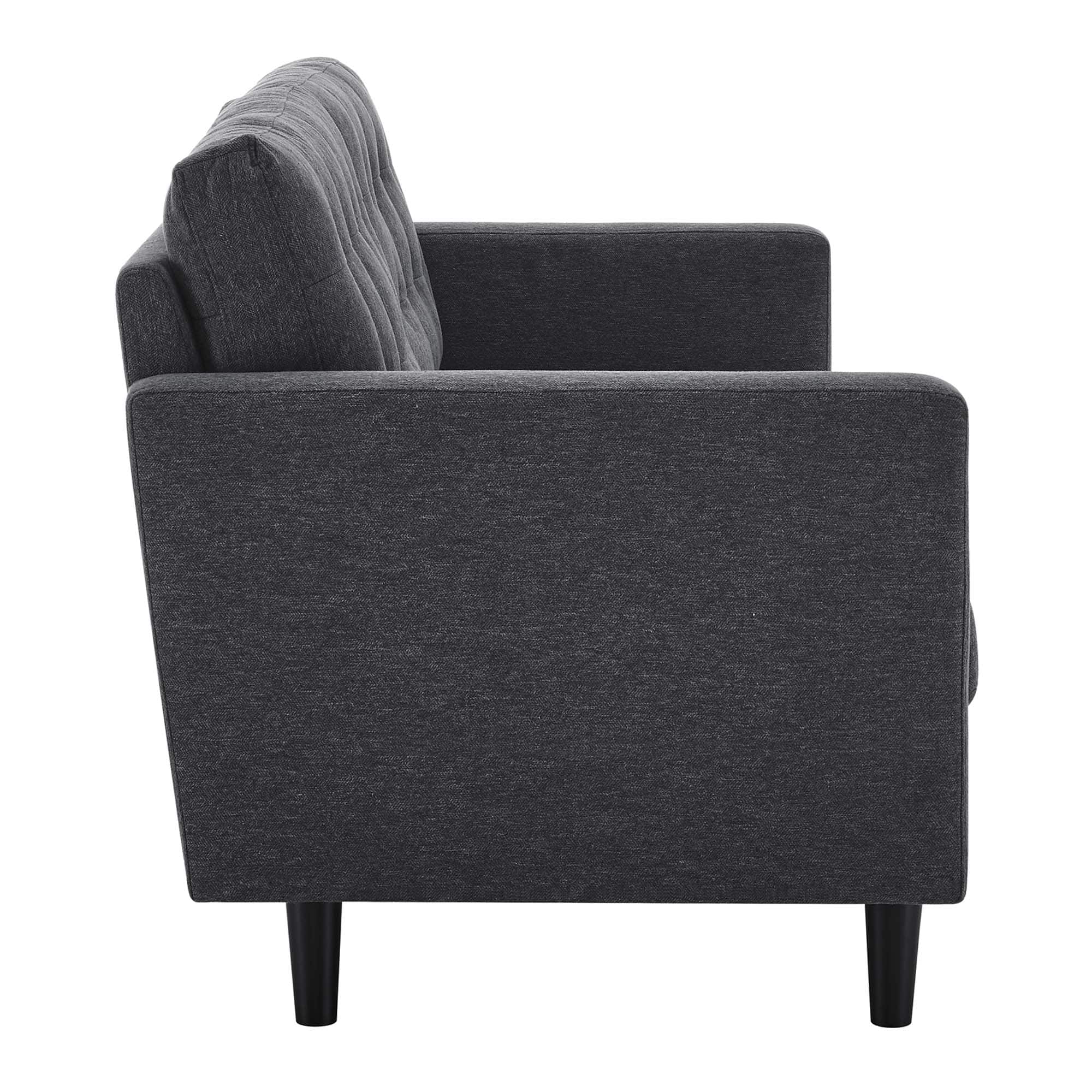 Alt View 1. Modway - Exalt Tufted Fabric Sofa by Modway - Charcoal.