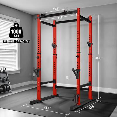 Brick Attic 1000LB Capacity Power Rack, Rack Cage for Weight Brick Attic 1000LB Capacity Power Rack, Rack Cage for Weight