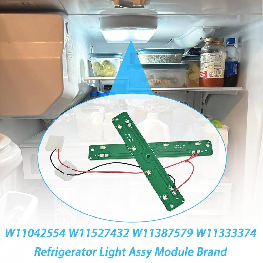 W11042554 W11527432 W11387579 W1133374  
Refrigerator Light Assy Module Brand