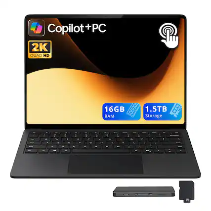 Copilot + PC
2K QUAD HD
16GB RAM
1.5TB Storage