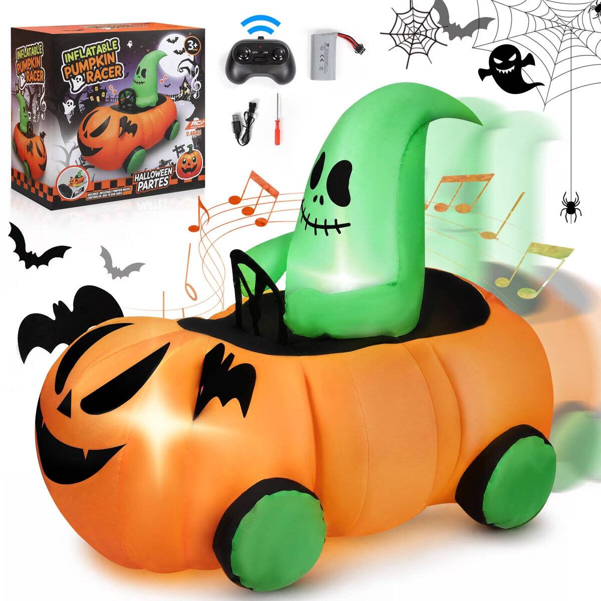 INFLATABLE PUMPKIN RACER  
HALLOWEEN PARTIES  
RCI 2.4683