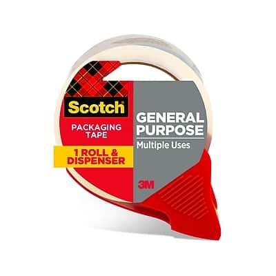 "Scotch - Packing Tape with Dispenser, 1.88"" x 54.6 yds., (3350-RD-36GC) - Clear" price history on PriceWatchPro