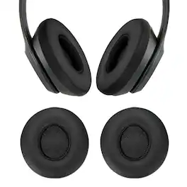 Unique Bargains - 2pcs Universal Wireless Ear Pads Replacement Cushions 2.9x2.6 Inch High Density for Headphones Gaming - Black
