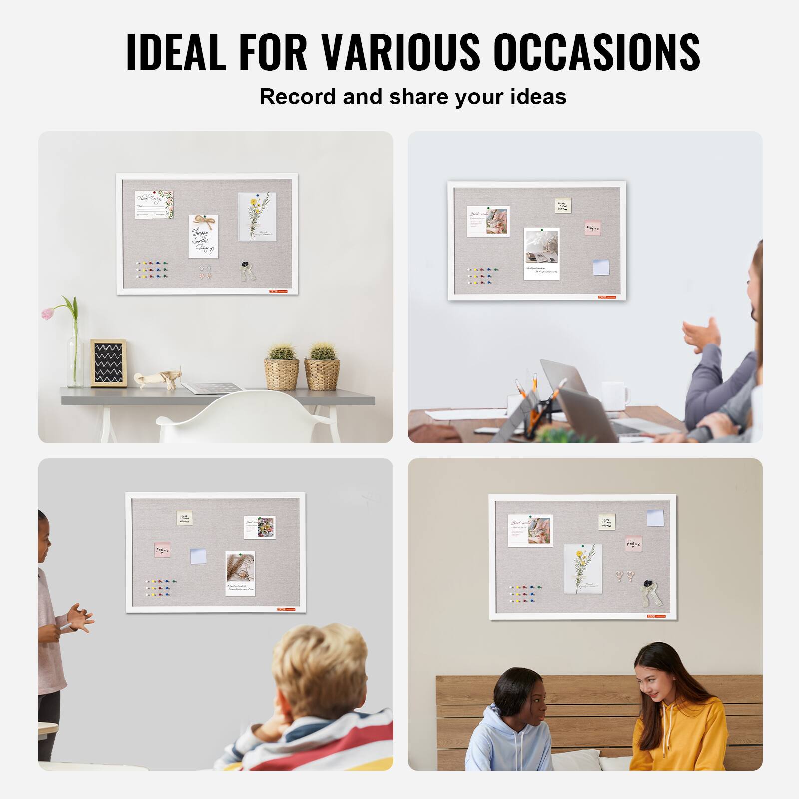 IDEAL FOR VARIOUS OCCASIONS
Record and share your ideas