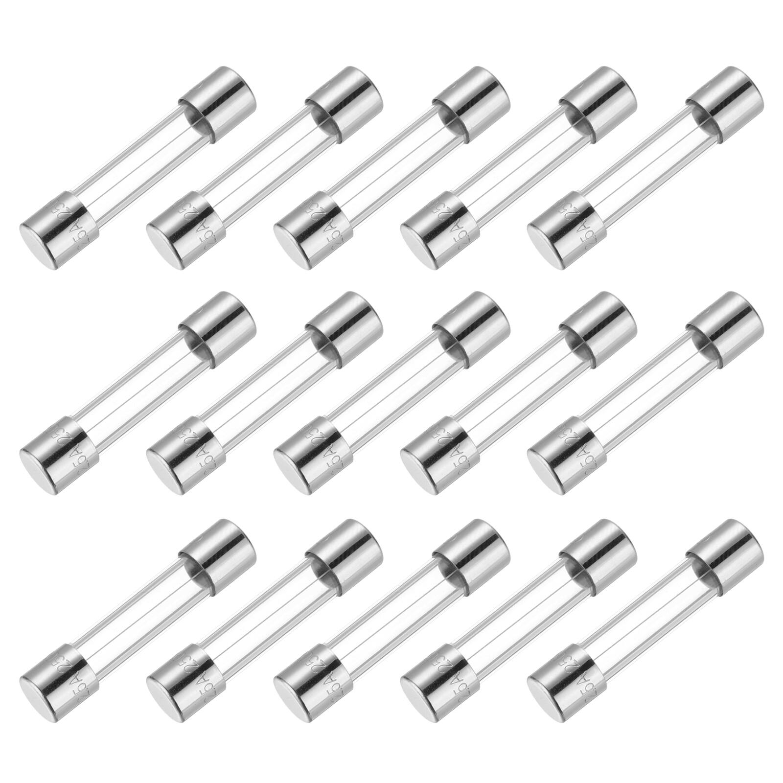 Unique Bargains - 2.5A 250V 5x20mm Time Delay Glass Fuse UL Listed Slow Blow Fuse for Home Appliances 15pcs price history on PriceWatchPro