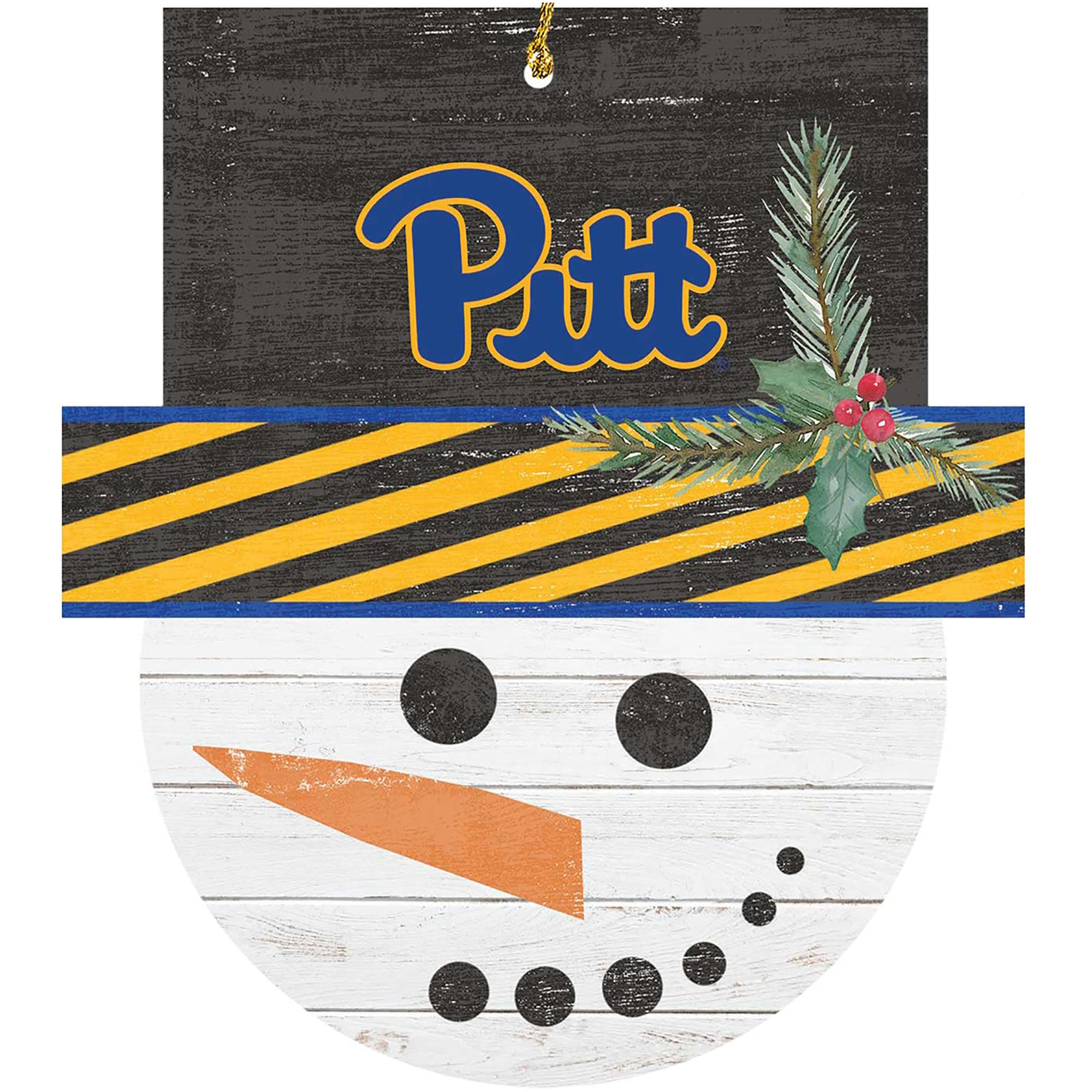 Alt View 3. Jardine - Pitt Panthers Ornament Bundle - White.