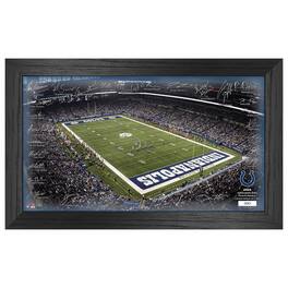 Highland Mint - Indianapolis Colts 12" x 20" 2024 Signature Gridiron Panoramic Framed Photo - Multicolor