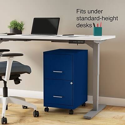 Fits under standard-height desks