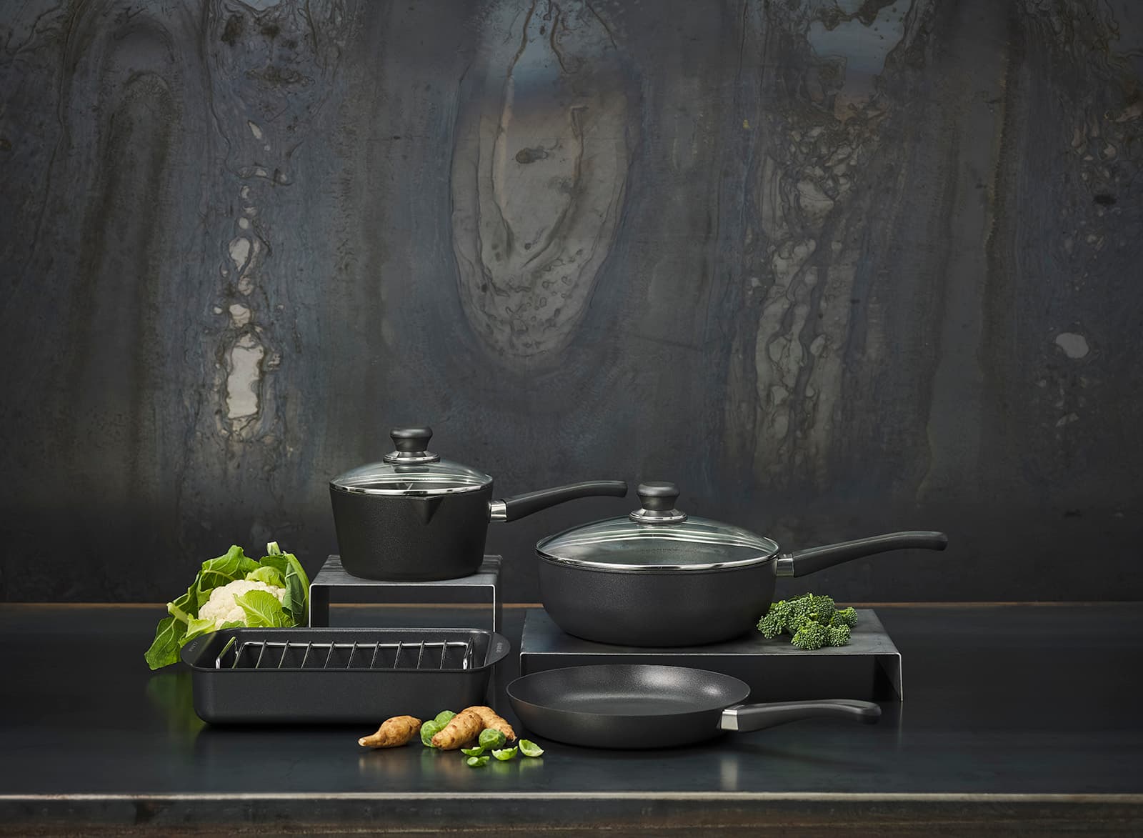 Scanpan Classic 3 Piece Cookware Set Black 10300300 - Best Buy