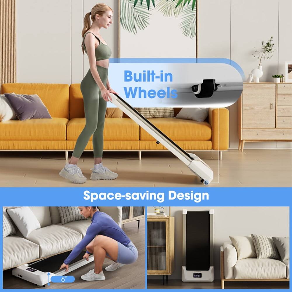 Built-in Wheels  
Space-saving Design