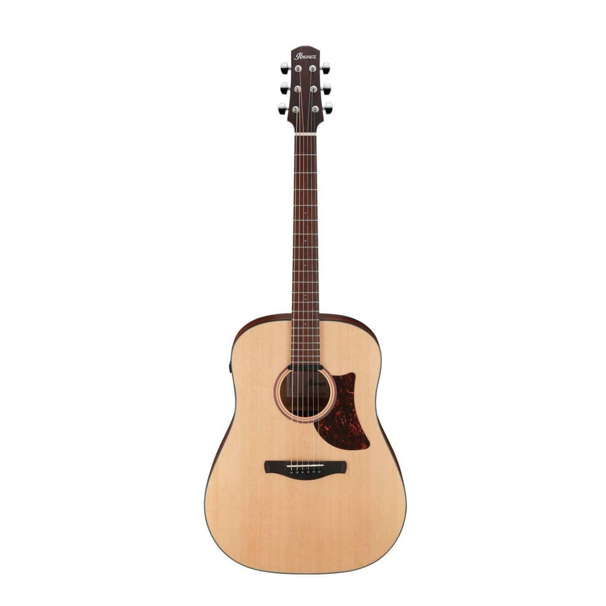 (D) Ibanez AAD100E 6-String Advanced Acoustic Guitar (Open Pore Natural)