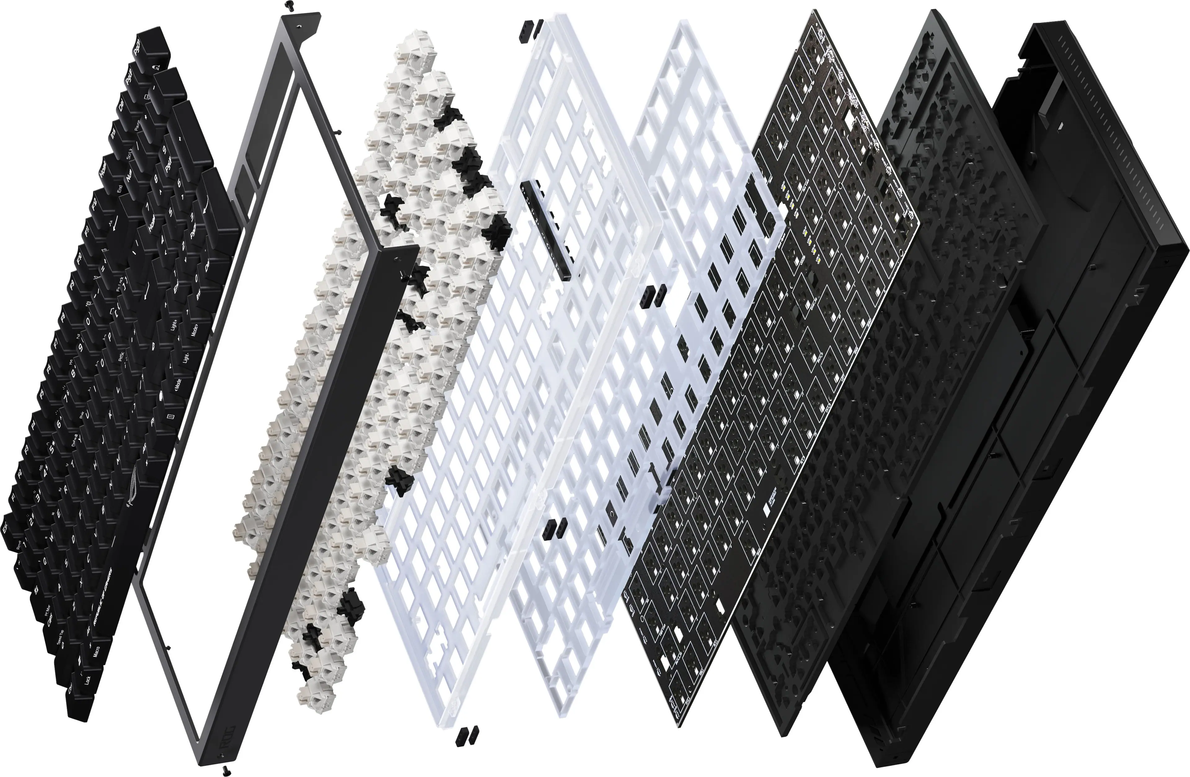 Alt View 13. ASUS - ROG Strix Morph 96% Wireless Mechanical RGB Gaming Keyboard with Hot-Swappable ROG NX Snow Switches - Black.