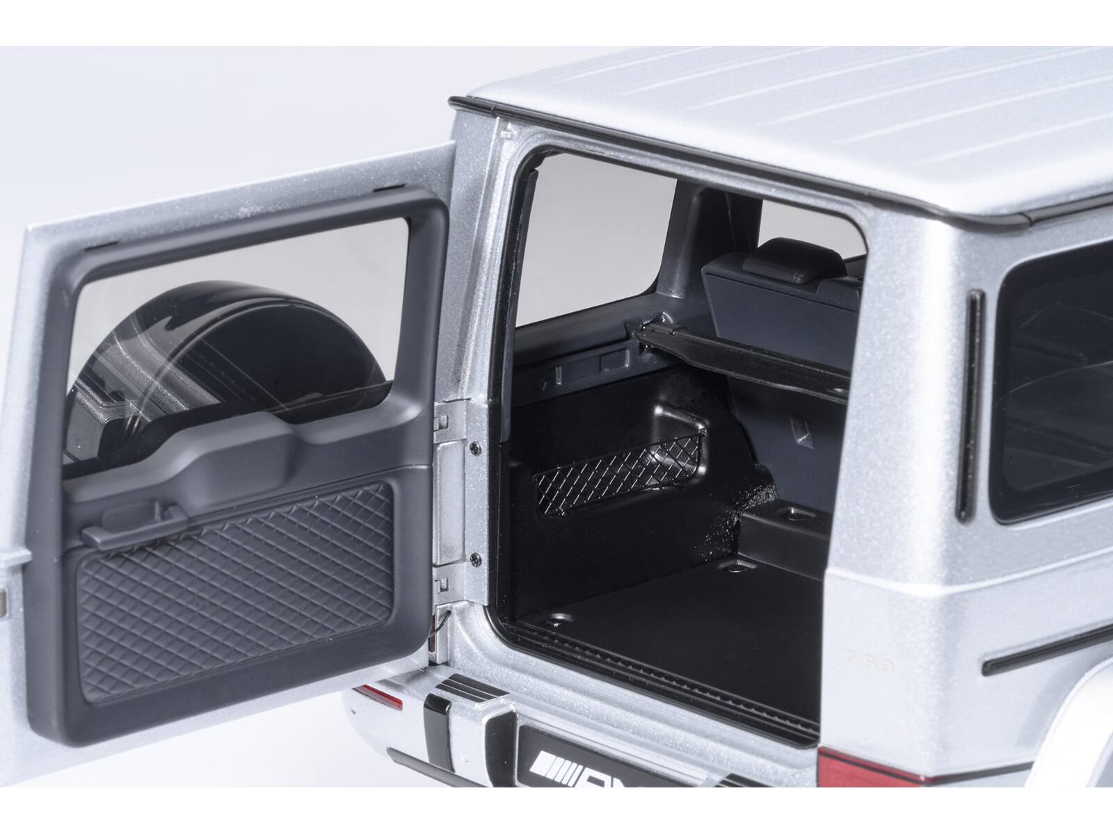 Alt View 1. Autoart - 2019 Mercedes-Benz AMG G63 Iridium Silver Metallic 1/18 Model Car by Autoart - Silver Metallic.