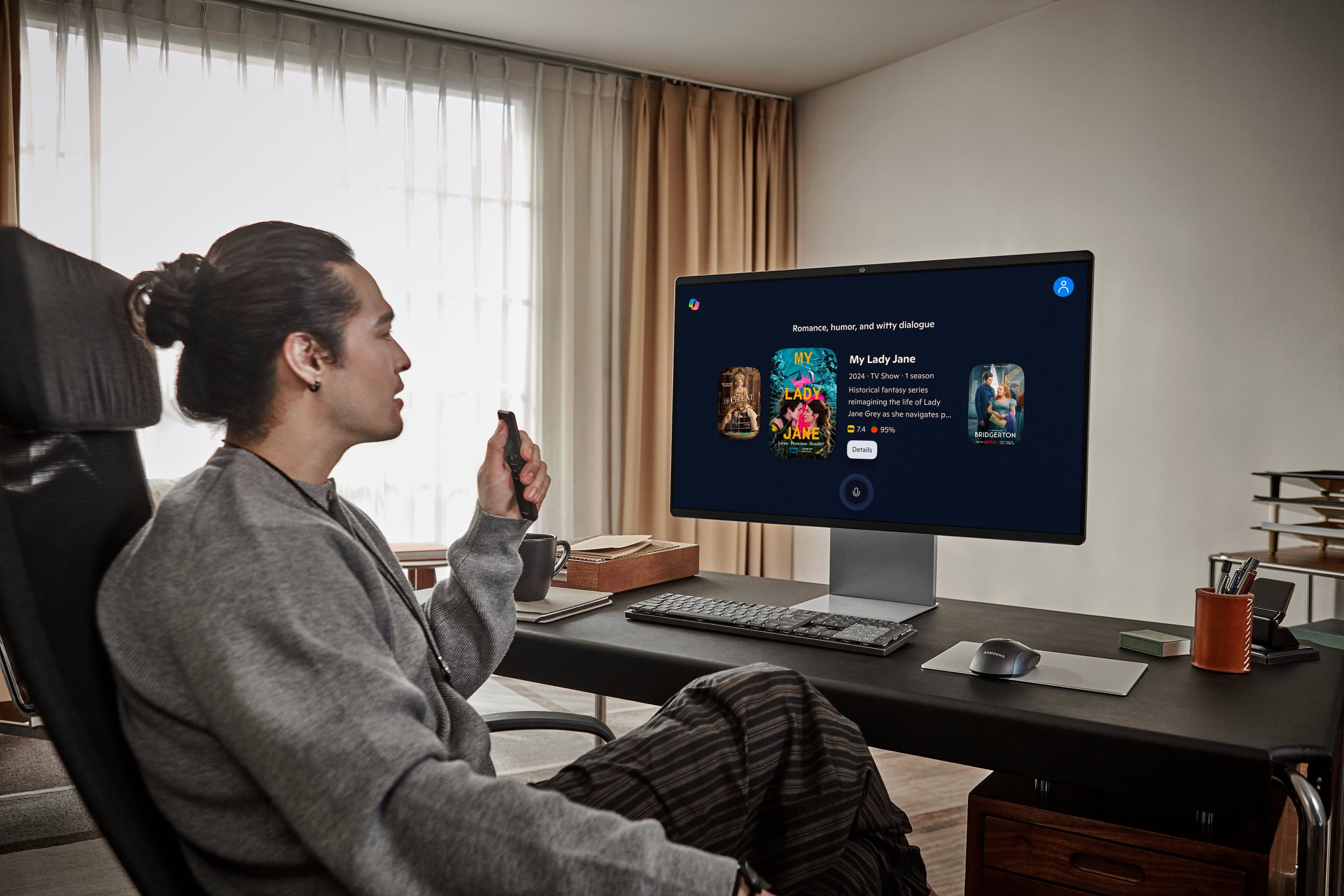 Romance, humor, and witty dialogue are featured in the show "My Lady Jane," which is a historical fantasy series reimagining the story of Lady Jane Grey. The show is set to premiere in 2024.