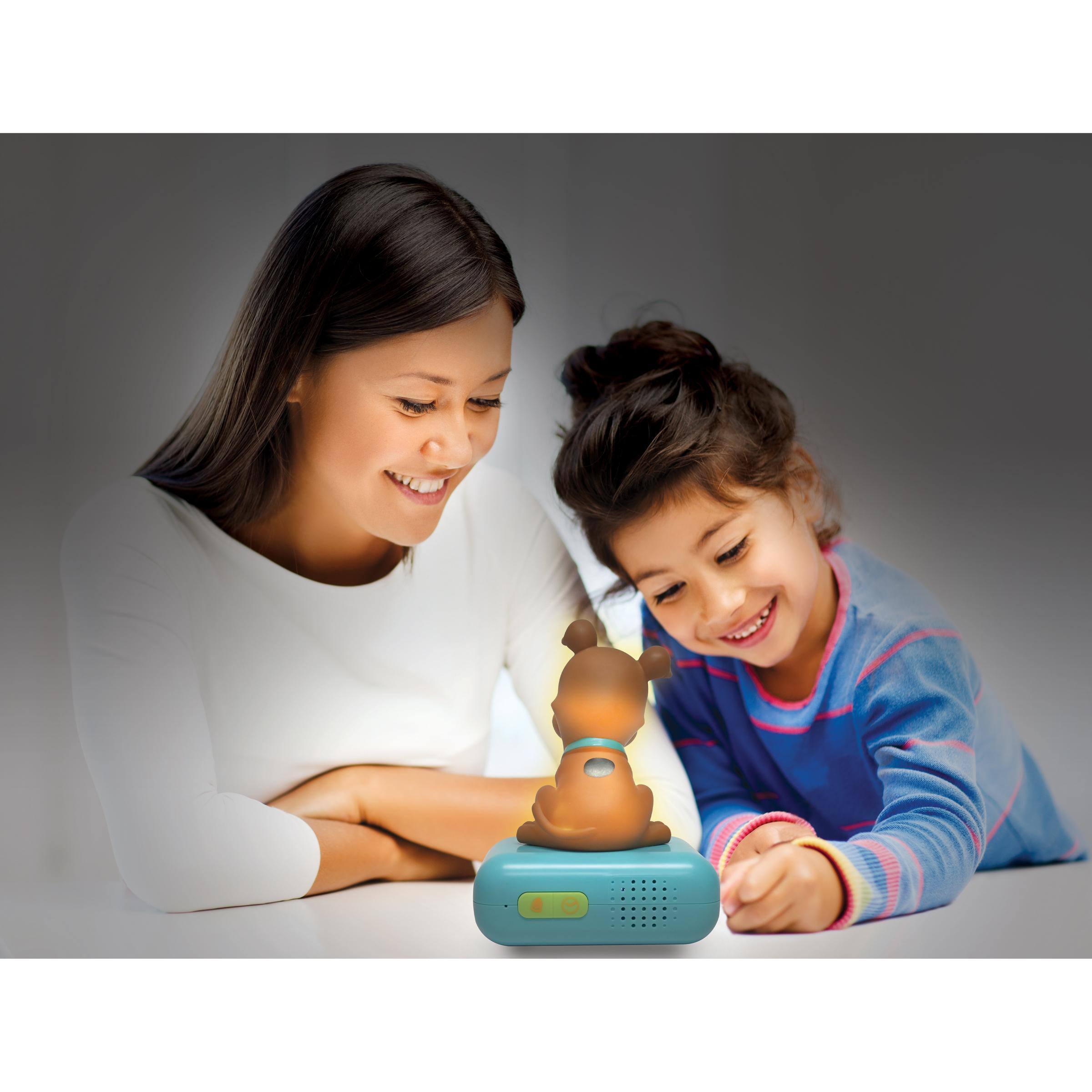 Alt View 3. Lexibook - Scooby-Doo Digital Alarm Clock with 3D Night Light & Sound Effects - BLUE.