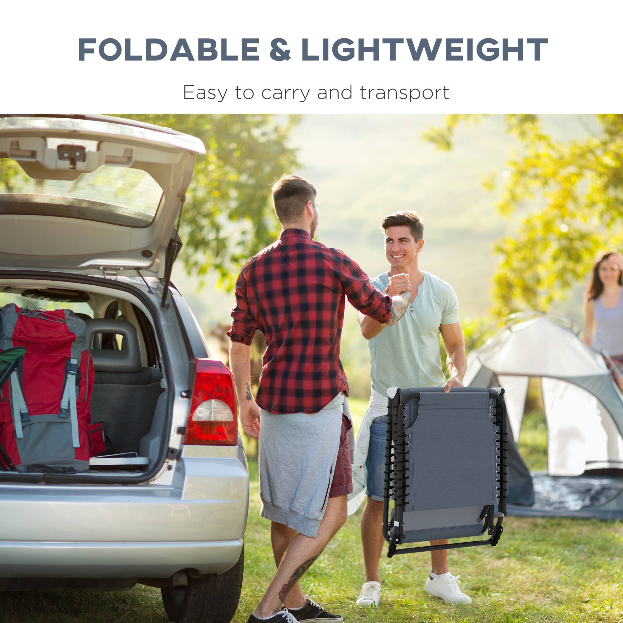 FOLDABLE & LIGHTWEIGHT
Easy to carry and transport