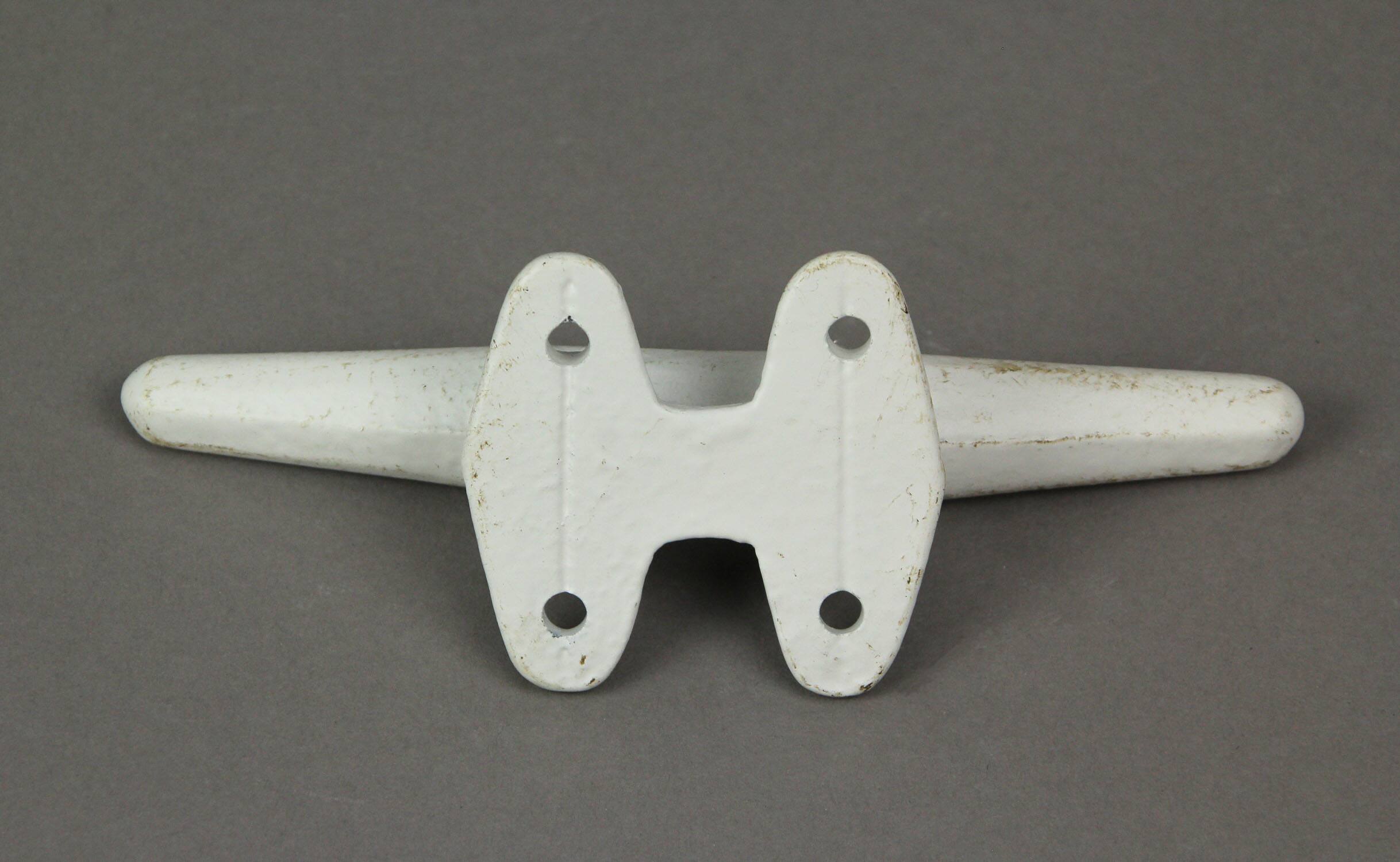 Alt View 2. Mayrich Company - Set of 4 Coastal Color Cast Iron Nautical Boat Cleat Wall Hooks - Multicolored.