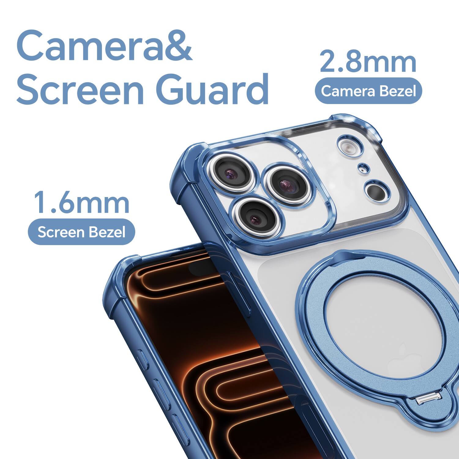 Camera & Screen Guard  
2.8mm Camera Bezel  
1.6mm Screen Bezel