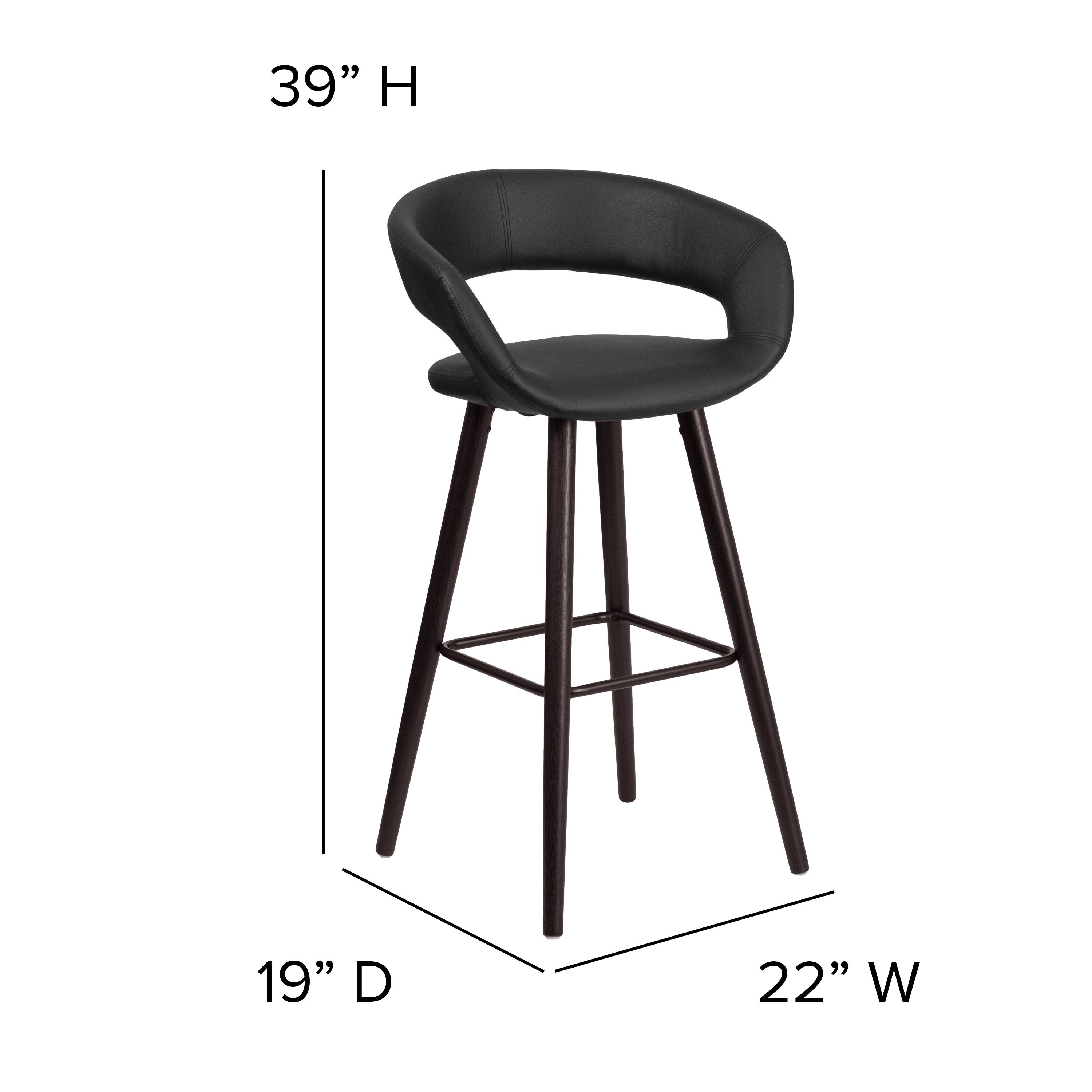39" H  
19" D  
22" W