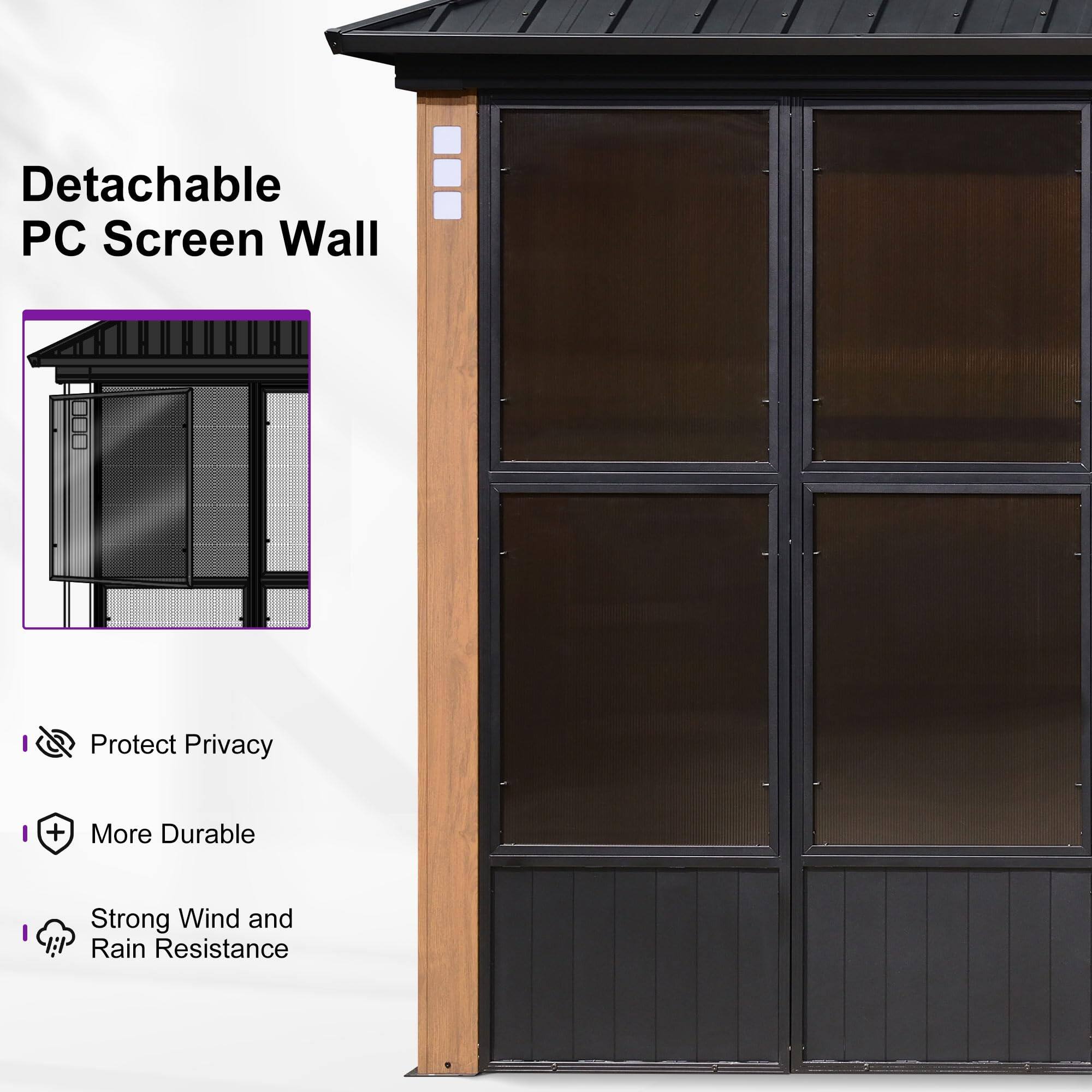 Detachable PC Screen Wall

- Protect Privacy
- More Durable
- Strong Wind and Rain Resistance