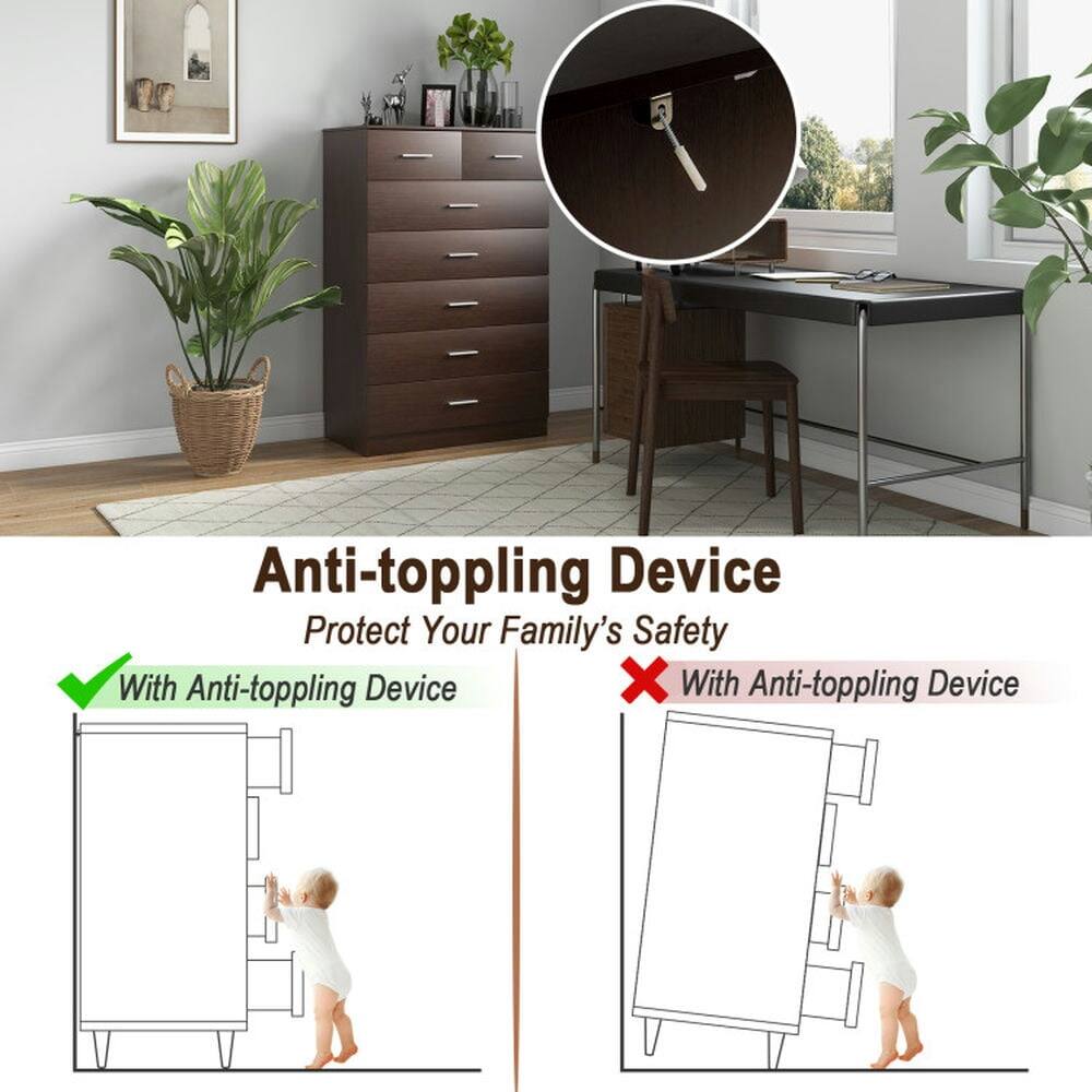 Anti-toppling Device  
Protect Your Family's Safety  
With Anti-toppling Device