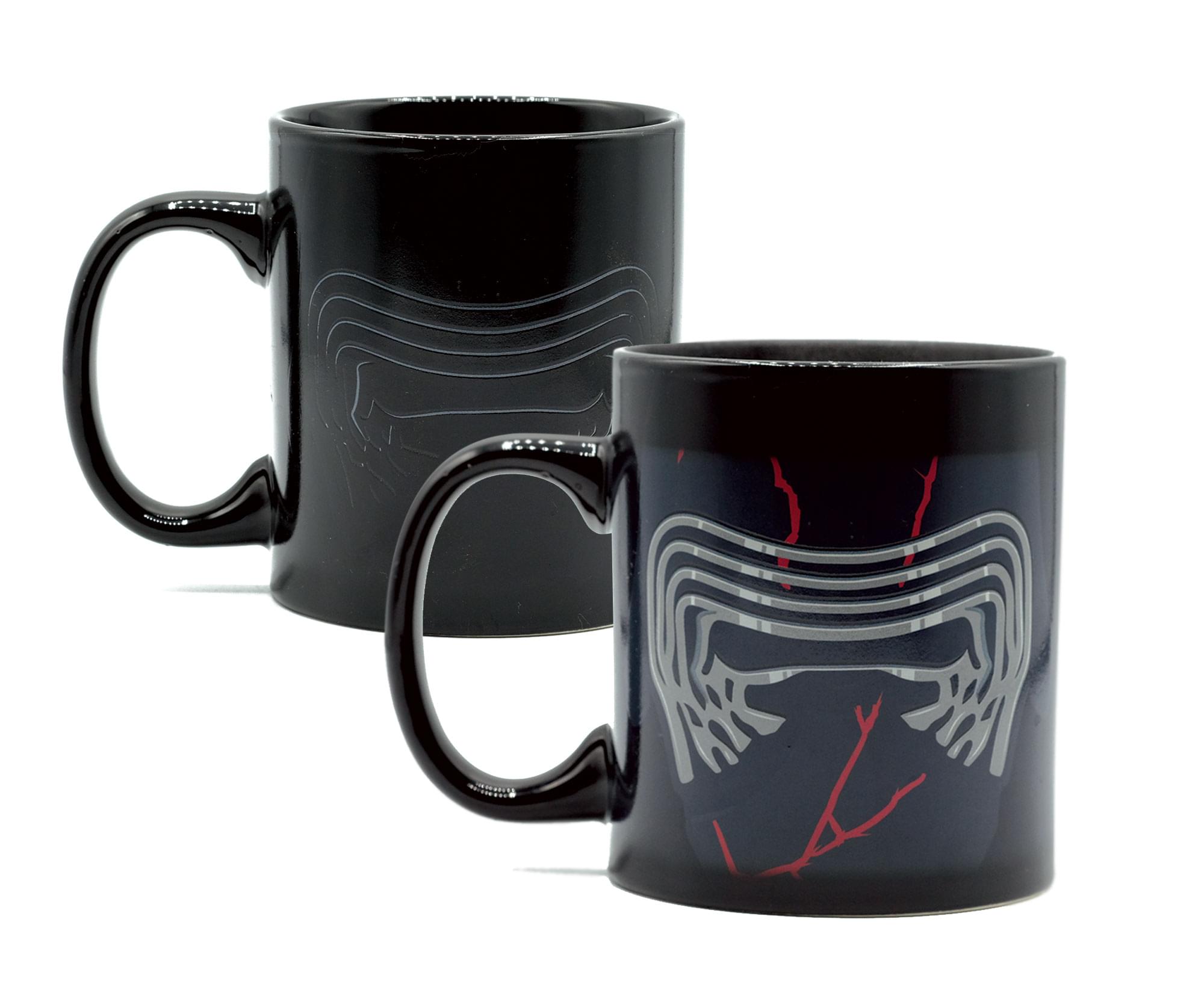 Front. Star Wars - Star Wars Kylo Ren 11 Ounce Heat Reveal Coffee Mug - Black.