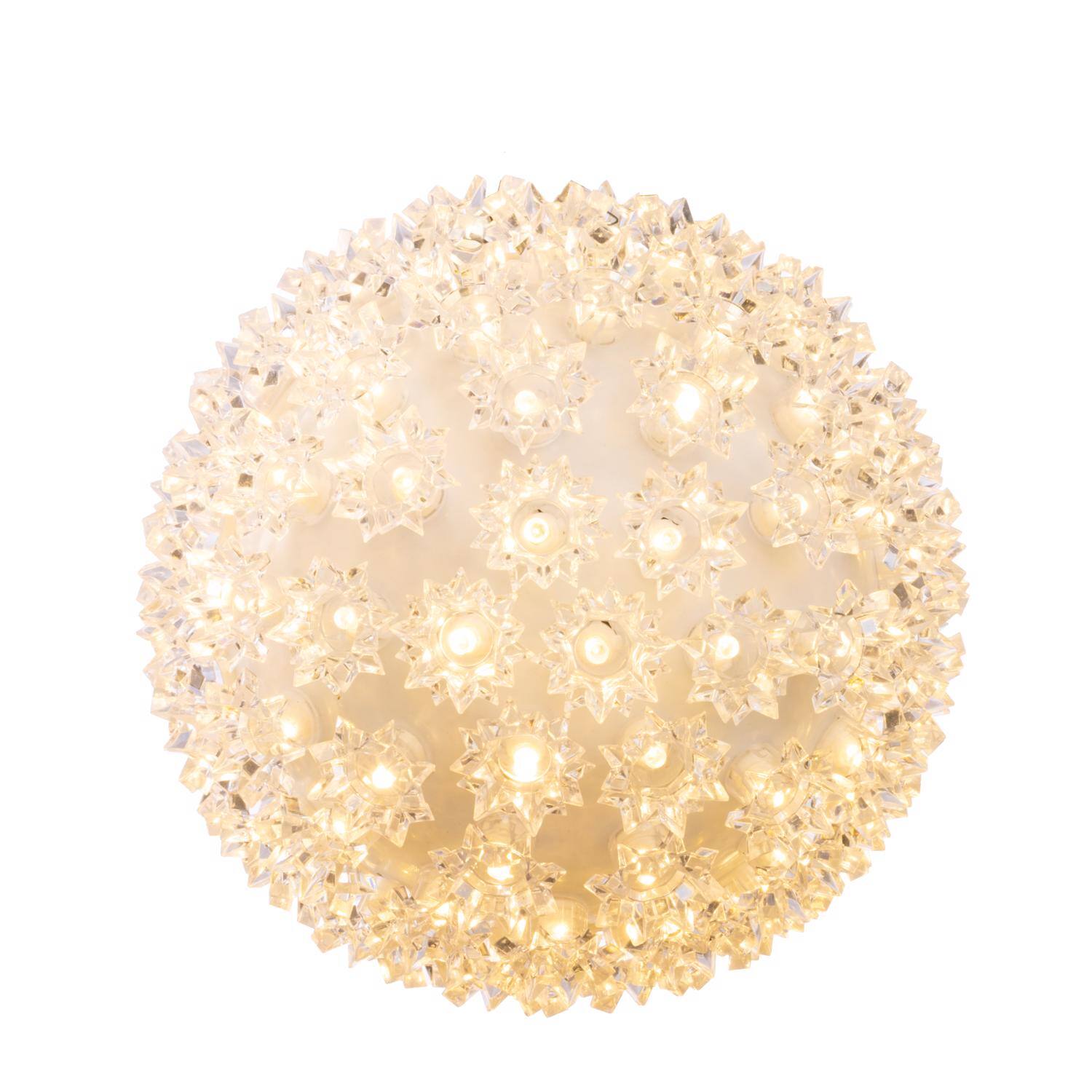 Front. Celebrations - Celebrations LED Multi Starlight Sphere 6 in. Hanging Decor - Multicolored.