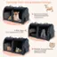 Versatile Twin Compartment Design: Spacious Single Compartment for Large Pets. A Pet Cage & A Hidden Pet Toilet. Double Compartments Accommodate Different Pets.