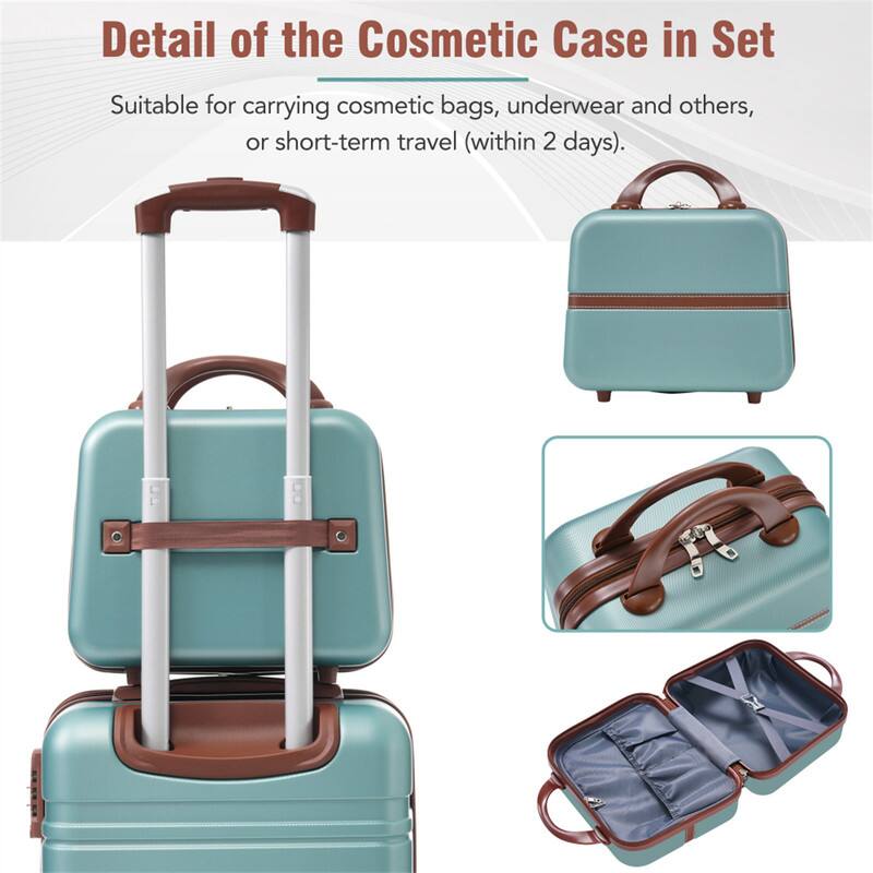 Detail of the Cosmetic Case in Set

Suitable for carrying cosmetic bags, underwear and others, or short-term travel (within 2 days).