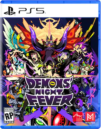 PS5 DEMONS NIGHT FEVER RATING PENDING: RP Mre M A RC SYSTEM WORKS ESRB PM STUDIOS - RP (Rating Pending)