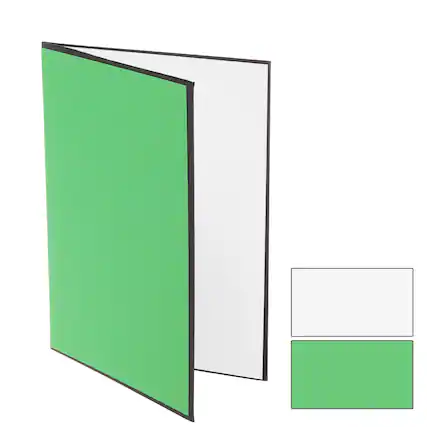 Front. Unique Bargains - 11"x8" 2-in-1 Foldable Reflector Cardboard for Still Life/Product/Food Photo - Green.