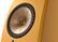 Left. KEF - LSXII Wireless Bookshelf Speakers (Pair) - Amber Haze.