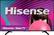 Front. Hisense - 40" Class - (40" Diag.) - LED - 1080p - Smart - HDTV - Roku TV - Black.
