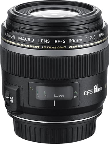 Best Buy: Canon EF-S 60mm f/2.8 Macro USM Lens Black 0284B002