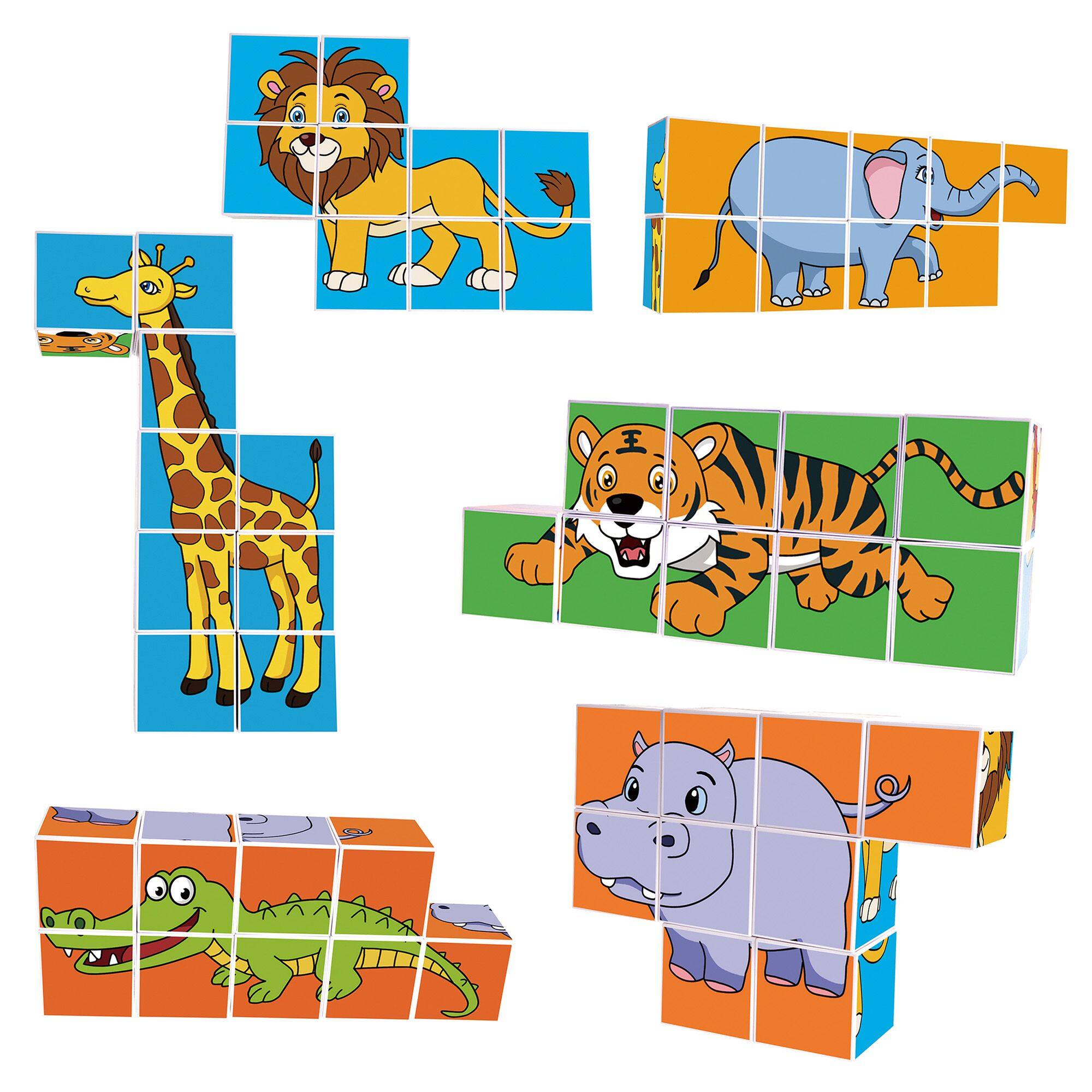 PicassoTiles - PICASSO-TILES 9 PC Magnetic Building Puzzle Cubes Set for Kids Ages 3+ - Multicolor