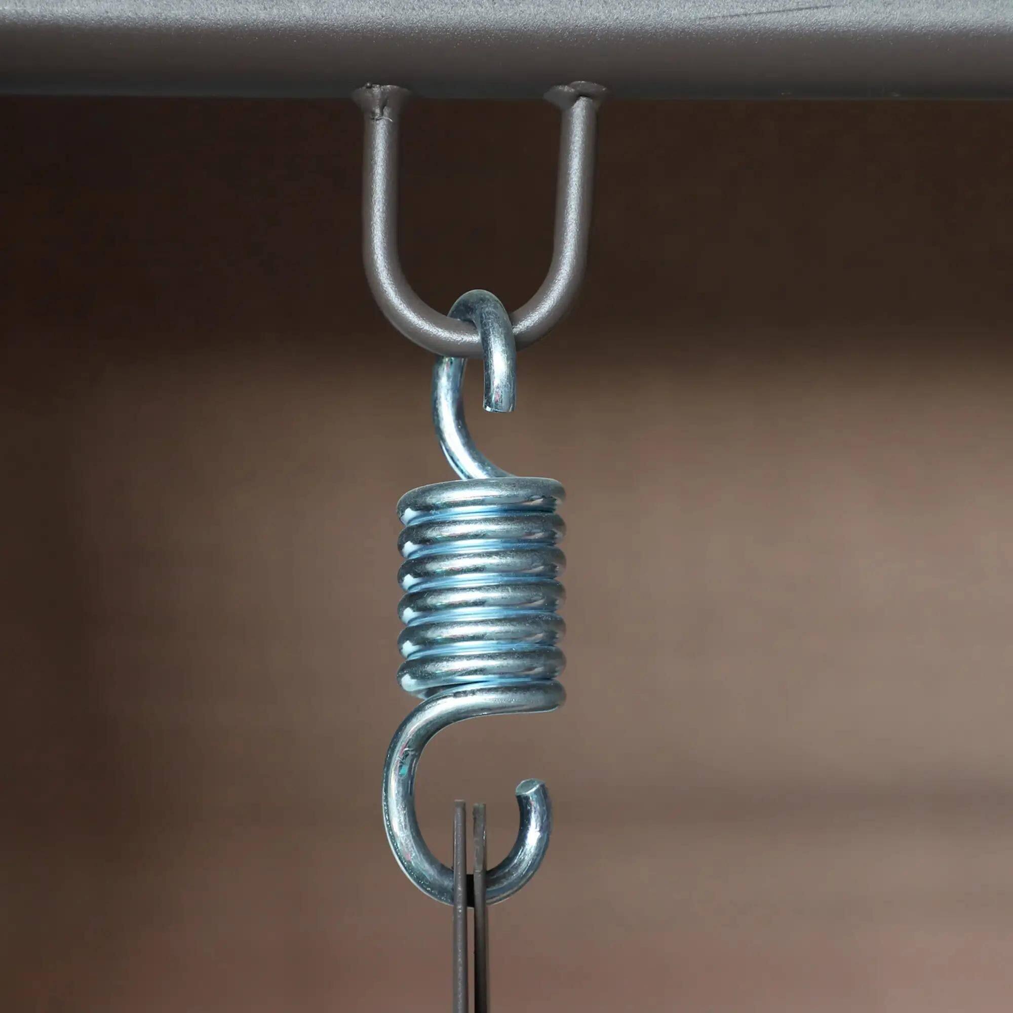 Back. Resenkos - Resenkos 3-Seat Swing Chair, Outdoor Glider With Canopy, Removable Cushions, Pillows, Side Trays, Garden,  Brown.