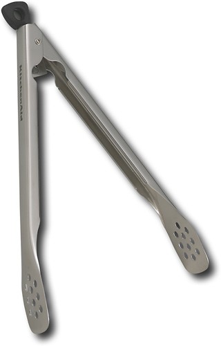 Best Buy: KitchenAid Utility Tongs Stainless-Steel KAT091SS