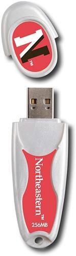 Front Standard. PNY - Collegiate Attaché 256MB USB 2.0 Flash Drive (Northeastern University).