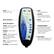Here is the corrected and grouped text:
**Power:**
- Press to turn on/off
**Mode Indicators:**
- PWR
- HEAT
- INT
- PULSATE
- TAPPING
- ROLLING
- MODE
- AUTO
- KNEADING
- UPPER BACK
- LOWER BACK
- HIPS
- THIGHS
**Mode Descriptions:**
- Pulsate: Vibration increases and decreases at regular intervals.
- Tapping: Short bursts of vibration.
- Rolling: Moves through each area, from upper back to thighs, and then repeats at short intervals.
- Auto: Cycles through various massage patterns.
- Kneading: Constant vibration.
**Heat:**
- Press to activate heat.
**Intensity:**
- Press to choose vibration intensity (4 levels optional).
**Mode:**
- Press to change the mode.
**Massage Regions:**
- Each massage region may be turned off or on as desired, for any combination of regions and while any of the five modes are active.
**Timer Button:**
- Press to set the massage heat time at 15, 30, or 60 minutes.